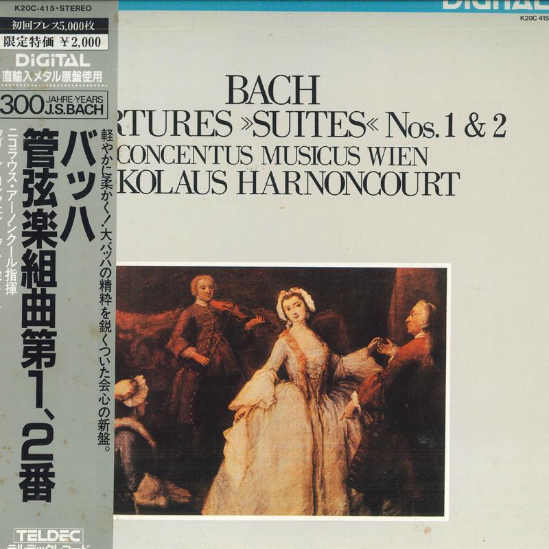 LP Record NICOLAUS HARNONCOURT, CONCENTUS MUS - Bach: Orchestral Suites No. 1 and 2 K20C415 TELDEC 1985 Japan Obi Classical Used
LP Record NICOLAUS HARNONCOURT, CONCENTUS MUS - Bach: Orchestral Suites No. 1 and 2 K20C415 TELDEC 1985 Japan Obi Classical Used