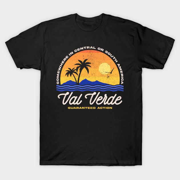 Men Black Print T-shirt Visit Val Verde - 80S Movies No-Cut Transfer Paper Print Cotton Tshirt 4XL чорний
Men Black Print T-shirt Visit Val Verde - 80S Movies No-Cut Transfer Paper Print Cotton Tshirt 4XL чорний