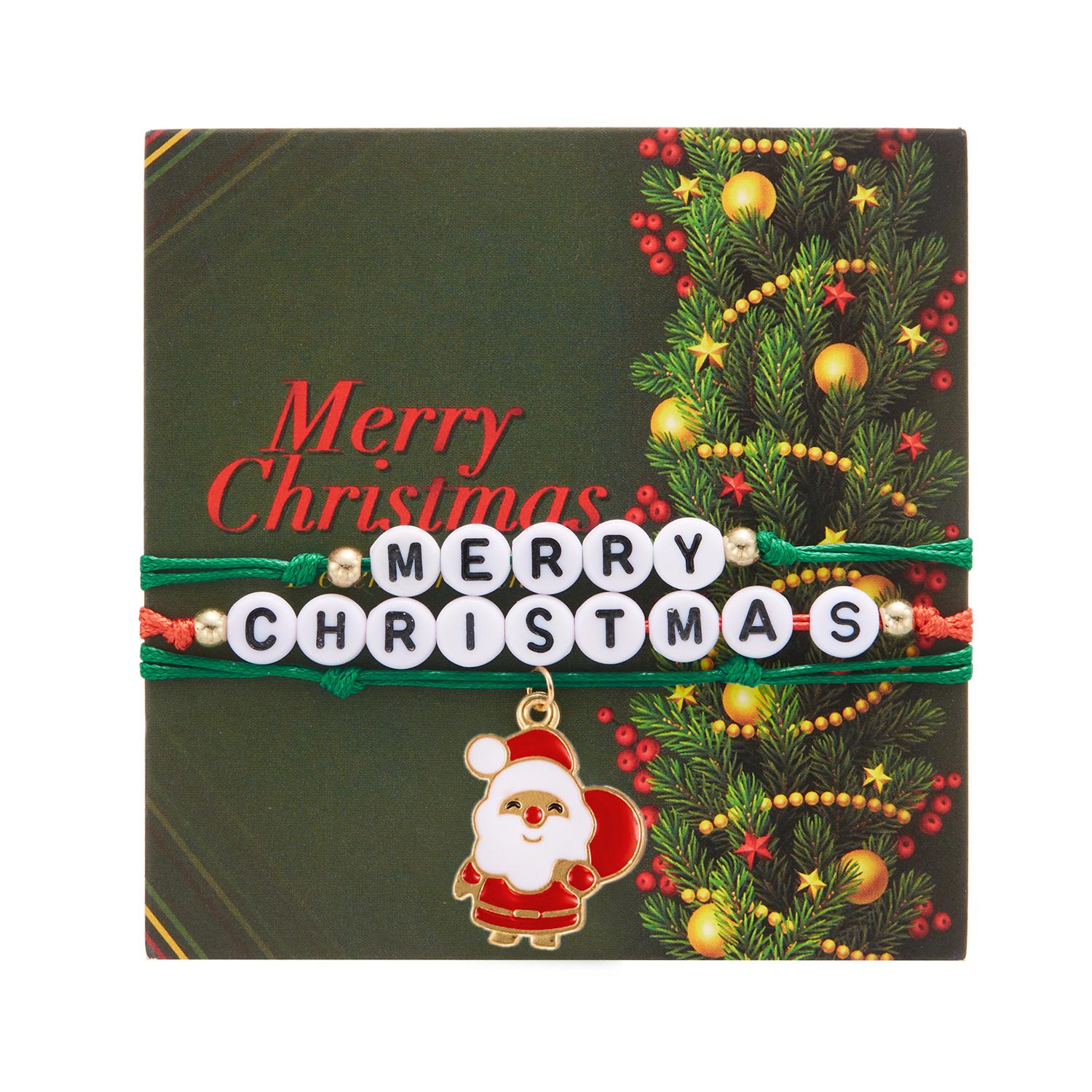 3Pcs/Set Santa Snowman Elk Pendant Alphabet Paper Card Bracelet Men s And Women s New Year Party Elegant Charm Zircon Gifts
3Pcs/Set Santa Snowman Elk Pendant Alphabet Paper Card Bracelet Men s And Women s New Year Party Elegant Charm Zircon Gifts