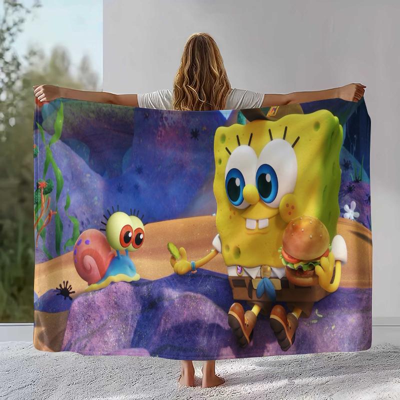 Funny S-SpongeBob Patrick Star Cartoon Flannel Blanket,Ultra Soft Warm Plush Throw for Home Bedroom Bed Sofa Cover Camping gift 75x90cm
Funny S-SpongeBob Patrick Star Cartoon Flannel Blanket,Ultra Soft Warm Plush Throw for Home Bedroom Bed Sofa Cover Camping gift 75x90cm