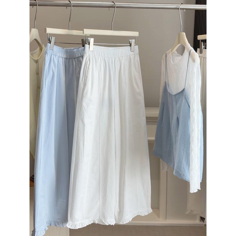 Small fungus edge hem bud wide leg pants women s spring and summer new elastic waist washing water cotton loose nine-point pants XL белый
Small fungus edge hem bud wide leg pants women s spring and summer new elastic waist washing water cotton loose nine-point pants XL белый