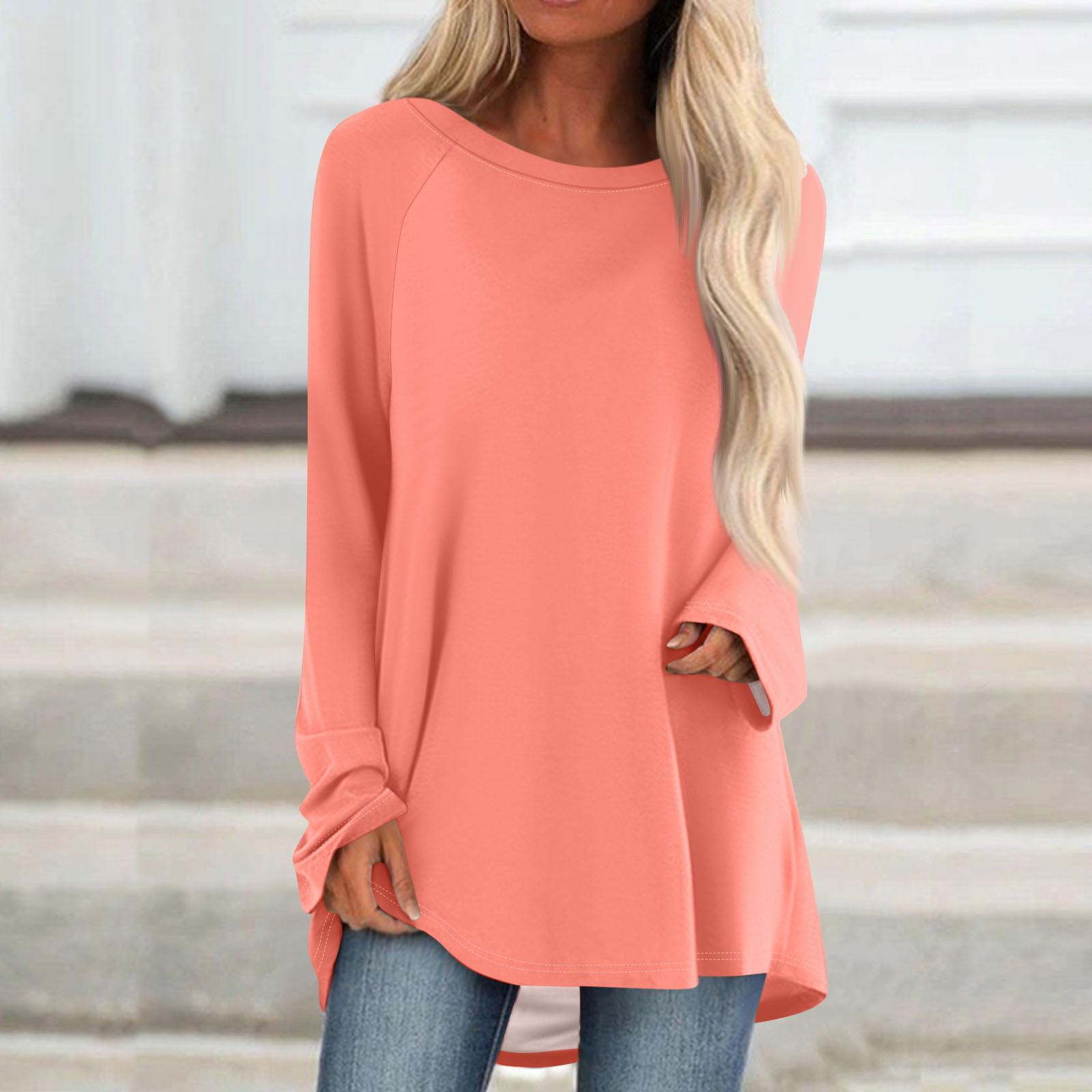 Женский модный свободный свитер средней длины с круглым вырезом, однотонный, с рукавами реглан, с длинными рукавами, повседневный топ XL арбуз красный
Женский модный свободный свитер средней длины с круглым вырезом, однотонный, с рукавами реглан, с длинными рукавами, повседневный топ XL арбуз красный