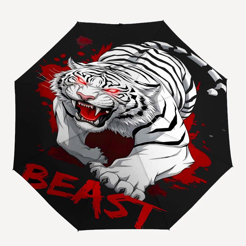 1pc Tiger BeastOpen/Close Umbrella-Windproof, Compact Travel Umbrella, Sturdy 8-Rib Shaft, Outdoor Accessory1171
1pc Tiger BeastOpen/Close Umbrella-Windproof, Compact Travel Umbrella, Sturdy 8-Rib Shaft, Outdoor Accessory1171