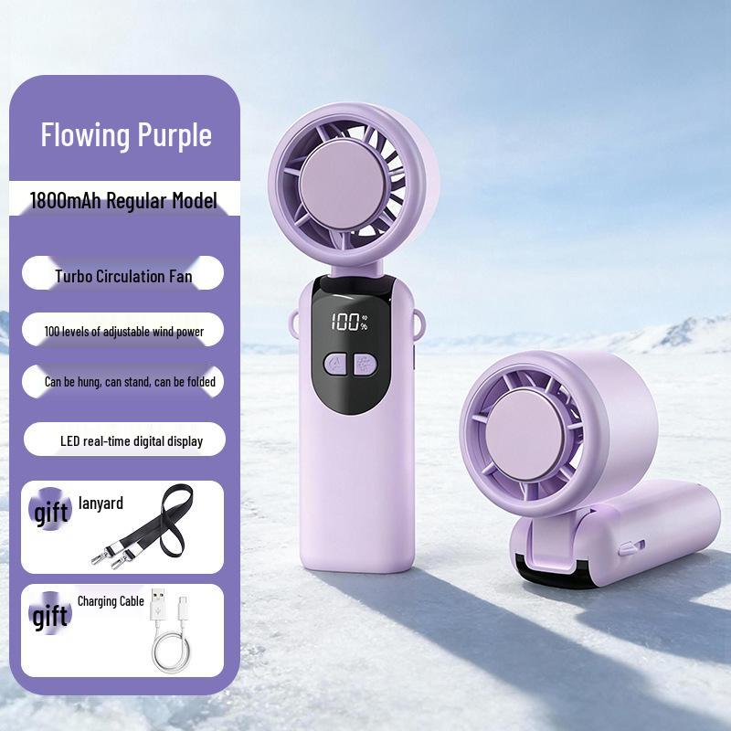 Portable Silent Mini Fan: 100-Speed Handheld Air Conditioner with Digital Display and Dual Power Modes 163x57.4x56mm фиолетовый
Portable Silent Mini Fan: 100-Speed Handheld Air Conditioner with Digital Display and Dual Power Modes 163x57.4x56mm фиолетовый