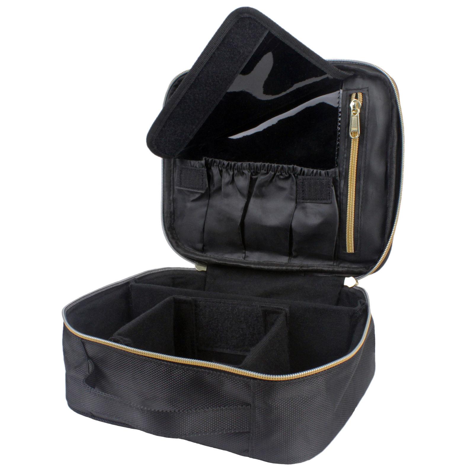 Дорожный футляр для макияжа с регулируемым разделителем, косметичка для косметики