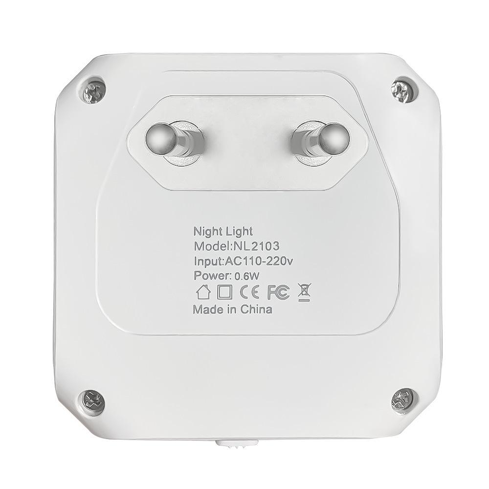 Square Light-Sensing Dimming Night Light with Guide Plate 0.6W
Square Light-Sensing Dimming Night Light with Guide Plate 0.6W