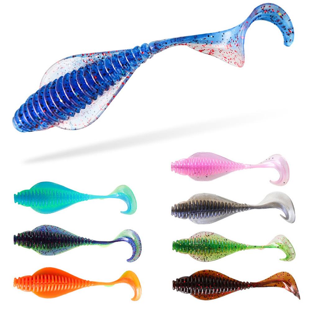 8pcs Fishing Lures 80mm 3.7g Soft Lure Artificial Bait Swimbait for Crappie Bass Walleye Trout Bait
8pcs Fishing Lures 80mm 3.7g Soft Lure Artificial Bait Swimbait for Crappie Bass Walleye Trout Bait