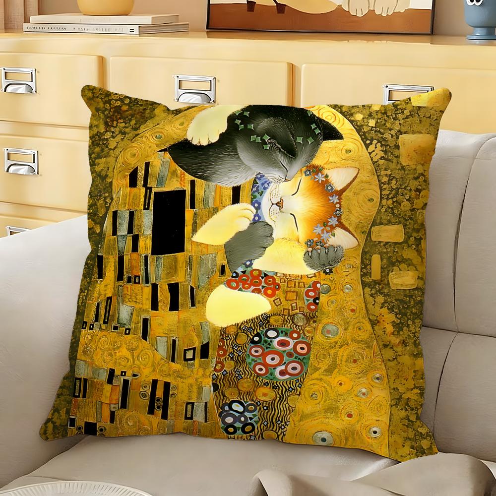 GGustav KKlimt Oil PPainting Cushion Cover Soft Durable Reversible Pillow Cover Home Car MultiScene Daily Comfort Pillowcase 30X30cm
GGustav KKlimt Oil PPainting Cushion Cover Soft Durable Reversible Pillow Cover Home Car MultiScene Daily Comfort Pillowcase 30X30cm