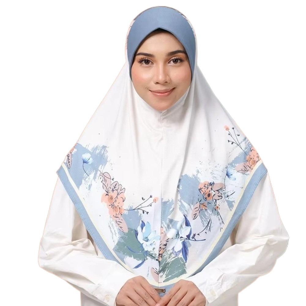 Flower Eid Al-Fitr Long Floral Turban Chiffon Head Wrap Fashion Printed Arab Lady Headscarf Arab білий/синій
Flower Eid Al-Fitr Long Floral Turban Chiffon Head Wrap Fashion Printed Arab Lady Headscarf Arab білий/синій