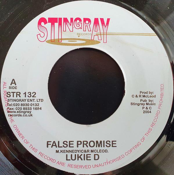 7inch Record LUKIE D - False Promise STR132 Stingray Record 2004 UK Reggae, Ska & Dub Used
7inch Record LUKIE D - False Promise STR132 Stingray Record 2004 UK Reggae, Ska & Dub Used