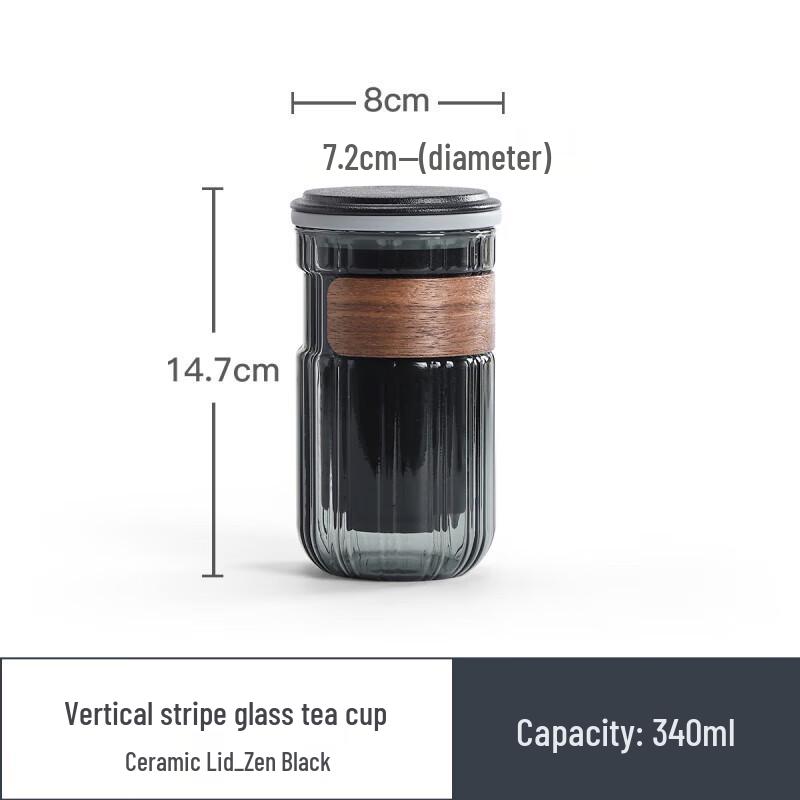 Nanshan Heat-Resistant Glass Teacup with Ceramic Infuser
Nanshan Heat-Resistant Glass Teacup with Ceramic Infuser