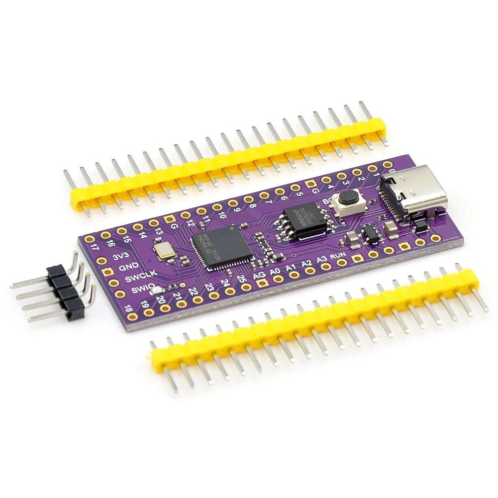Офіційна плата Raspberry Pi Pico RP2040 малопотужних мікрокомп’ютерів (Фіолетовий 4 Мб)
Офіційна плата Raspberry Pi Pico RP2040 малопотужних мікрокомп’ютерів (Фіолетовий 4 Мб)
