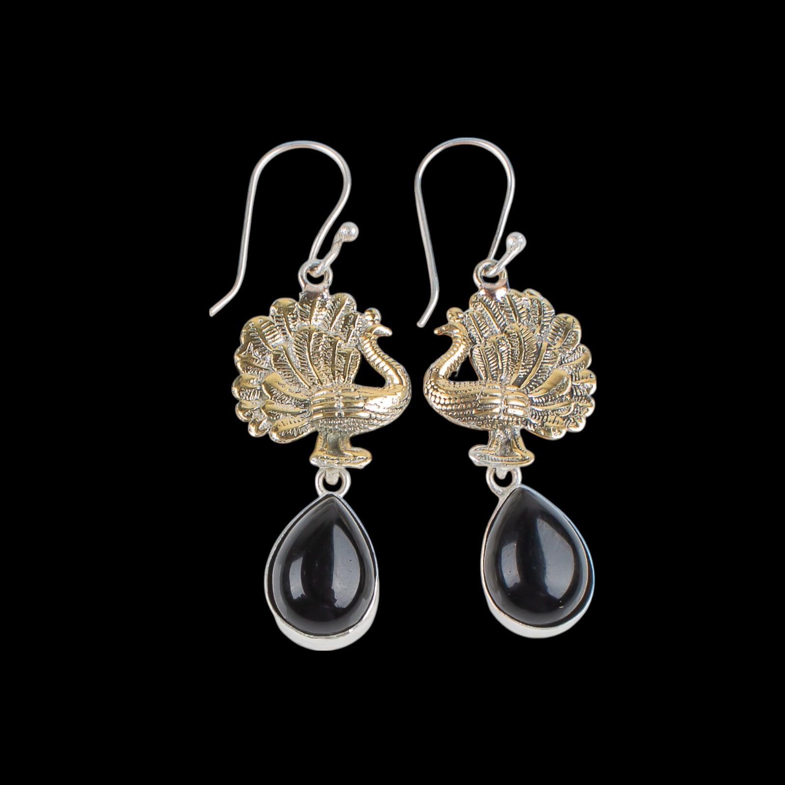 Black Tourmaline Gemstone 925 Sterling Silver Jewelry Handcrafted Earrings 2.20 EE-44-19
Black Tourmaline Gemstone 925 Sterling Silver Jewelry Handcrafted Earrings 2.20 EE-44-19