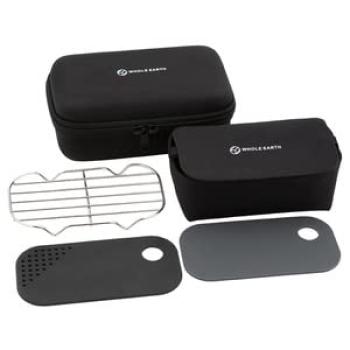 Whole Earth Outdoor Camping Cooker Set Mestin Exclusive Set Cookware CASKET COOKER CASE SET WE2KDJ22 Black One Size 5-Piece
Whole Earth Outdoor Camping Cooker Set Mestin Exclusive Set Cookware CASKET COOKER CASE SET WE2KDJ22 Black One Size 5-Piece