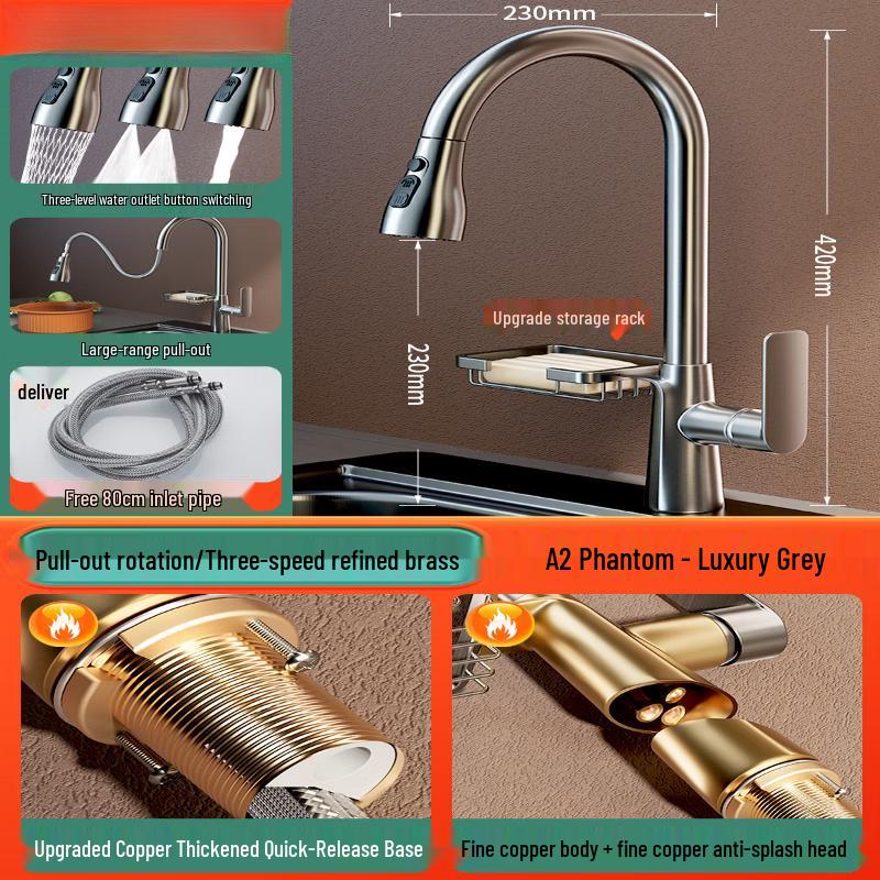 Kitchen Pull-Out Faucet
Kitchen Pull-Out Faucet