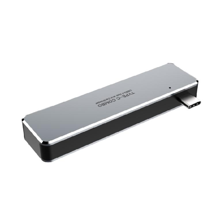 Portable USB Type C Port Storage Card Reader 3 USB Hubs Expansion Adapter For Laptop Panel Data Transfer сірий колір
Portable USB Type C Port Storage Card Reader 3 USB Hubs Expansion Adapter For Laptop Panel Data Transfer сірий колір