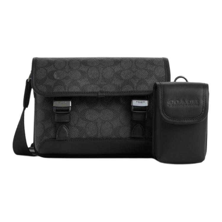 Coach League 22 Logo Print Faux Leather Shoulder Crossbody Bag Small Men bags Black CBX09-QBMI5 Basic Set (Bag+Dust Bag)
Coach League 22 Logo Print Faux Leather Shoulder Crossbody Bag Small Men bags Black CBX09-QBMI5 Basic Set (Bag+Dust Bag)