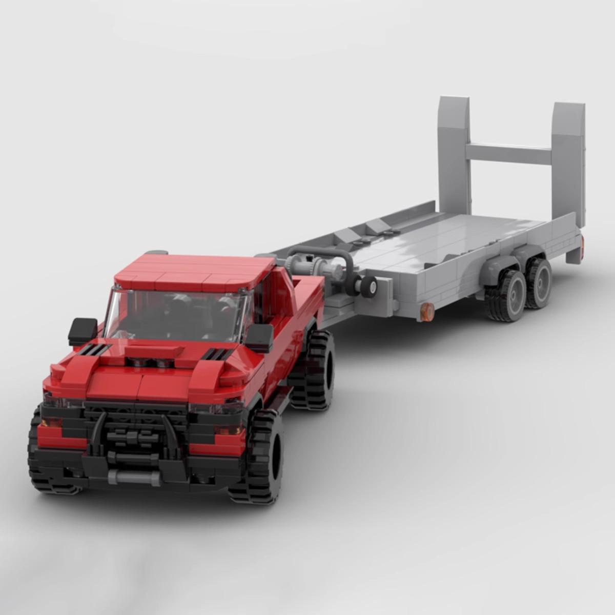 MOC Строительные блоки, совместимые с Lego: 158848 Dodge Ram 1500 TRX Креативная модель автомобиля в подарок
MOC Строительные блоки, совместимые с Lego: 158848 Dodge Ram 1500 TRX Креативная модель автомобиля в подарок