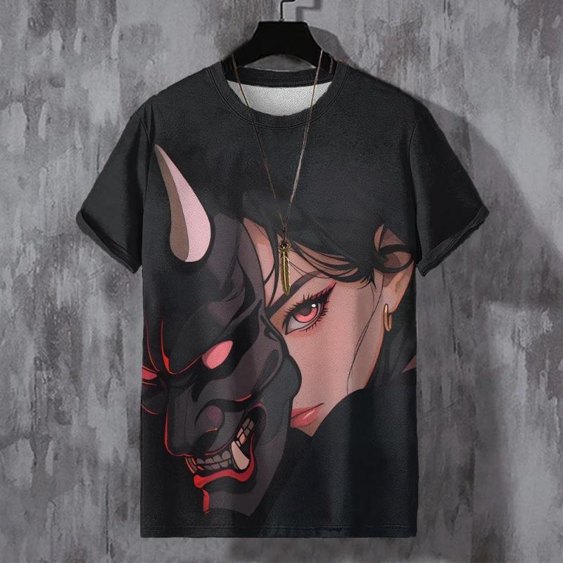 Colorful Japanese Girl Pattern T Shirt For Men Ghost Mask 3D Printed XXS
Colorful Japanese Girl Pattern T Shirt For Men Ghost Mask 3D Printed XXS