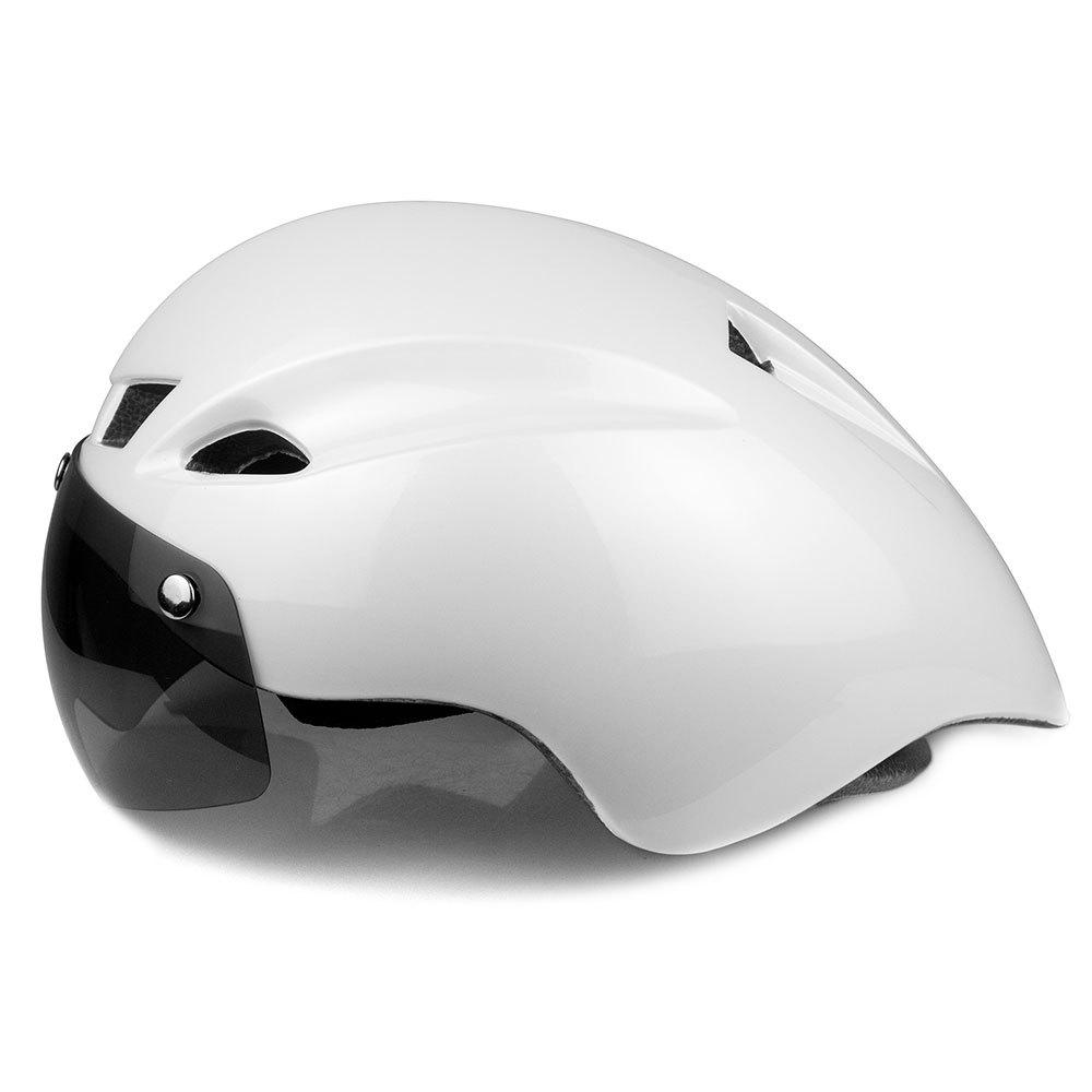 Велосипедный шлем Wildside Triathlon с магнитными очками для гонок на время One Size