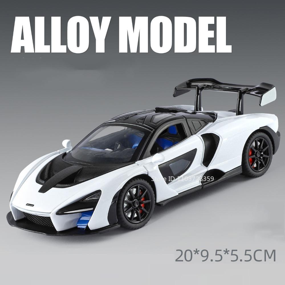 1:24 Huayra Senna Toy Car Spray Supercar Models Metal Diecast Doors Opened Front Wheel Steering Shock Absorption for Kids Gifts
1:24 Huayra Senna Toy Car Spray Supercar Models Metal Diecast Doors Opened Front Wheel Steering Shock Absorption for Kids Gifts