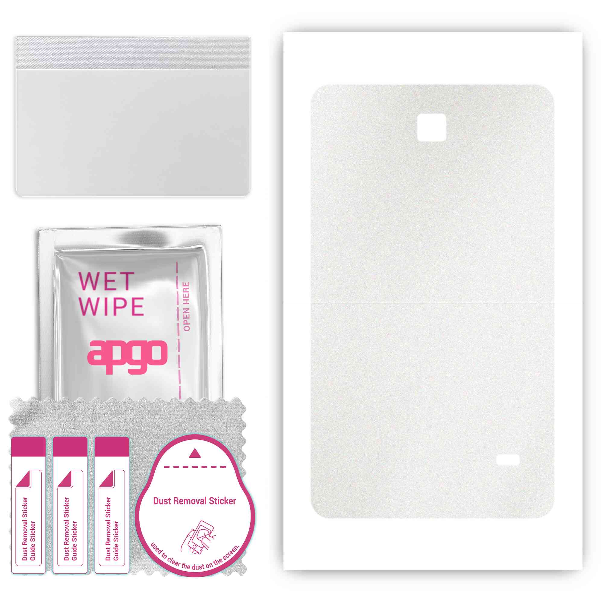 apgo Protective Skin Sticker for the back compatible with Samsung Galaxy Tab 4 7.0 SM-T230, Wrap Film, Foil, Vinyl - Pattern Matte Transparent
apgo Protective Skin Sticker for the back compatible with Samsung Galaxy Tab 4 7.0 SM-T230, Wrap Film, Foil, Vinyl - Pattern Matte Transparent