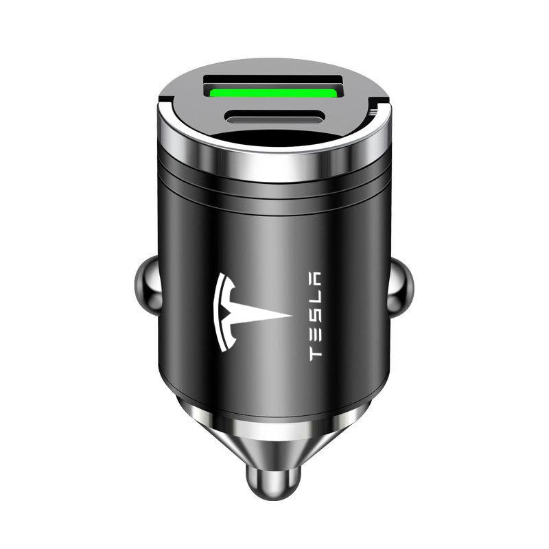 100W Car USB+Type-C Charger Fast Charging Power Adapter For Tesla Model Y Juniper Model 3 Model S Model X SpaceX Auto Accessory
100W Car USB+Type-C Charger Fast Charging Power Adapter For Tesla Model Y Juniper Model 3 Model S Model X SpaceX Auto Accessory