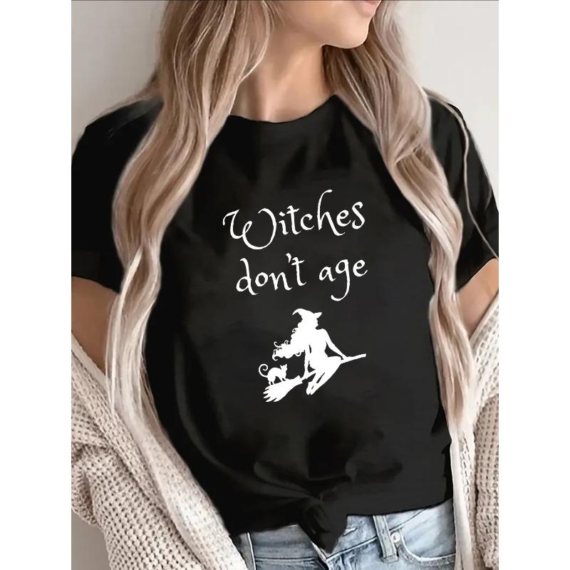 co t t ton Short Sleeve T-Shirt Witches Don t Age Print, Graphic Design, Lightweight and Durable, Perfect for Halloween Parties 4XL чорний
co t t ton Short Sleeve T-Shirt Witches Don t Age Print, Graphic Design, Lightweight and Durable, Perfect for Halloween Parties 4XL чорний