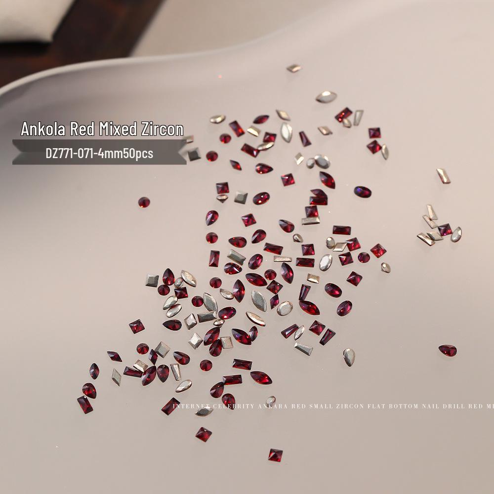 Ancola Красный Циркон Нейл-арт Мини Стразы Упаковка - Супер Вспышка Перевернутый Край для Нового Года
Ancola Красный Циркон Нейл-арт Мини Стразы Упаковка - Супер Вспышка Перевернутый Край для Нового Года