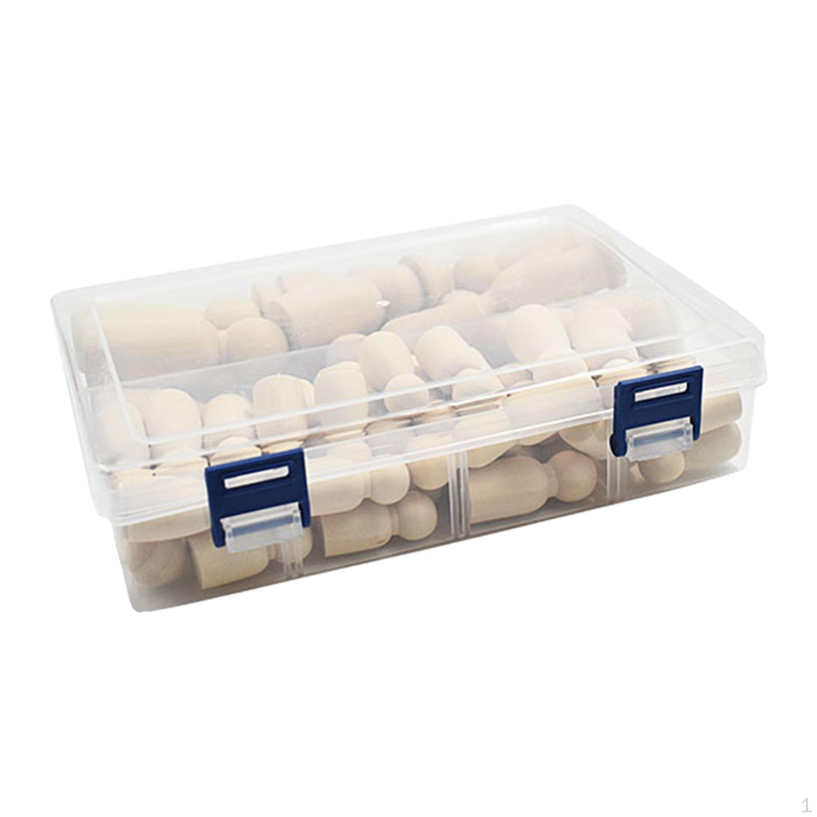 55 Pieces Wooden Blank Peg Dolls with Storage Case Unfinished People Figures DIY Craft Decor Art
55 Pieces Wooden Blank Peg Dolls with Storage Case Unfinished People Figures DIY Craft Decor Art