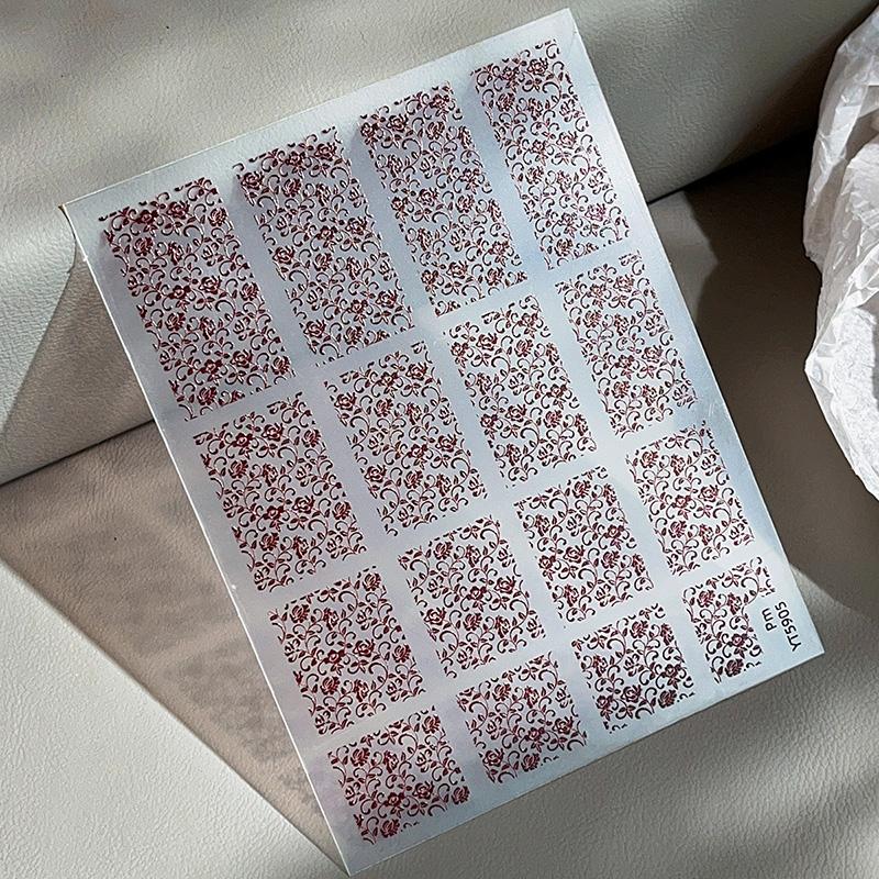 Black White Red Spring Flower Nail Art Stickers Floral Charm Adhesive Sliders Geometric Lines Decals Manicure Decorations
Black White Red Spring Flower Nail Art Stickers Floral Charm Adhesive Sliders Geometric Lines Decals Manicure Decorations