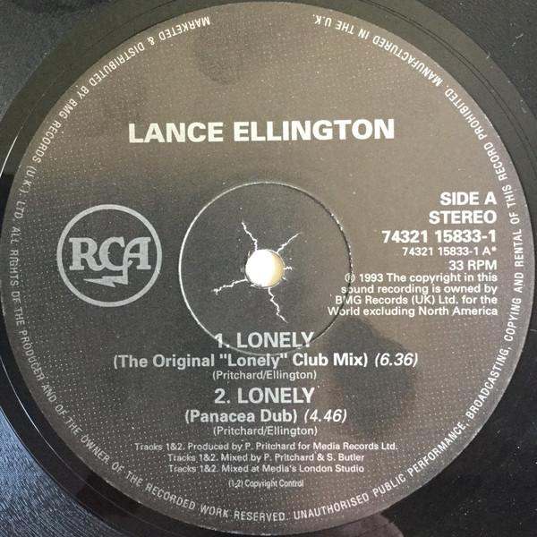 12inch Record LANCE ELLINGTON - Lonely (Have We Lost Our Love) 74321158331 RCA 1993 UK Dance & Electronica Used
12inch Record LANCE ELLINGTON - Lonely (Have We Lost Our Love) 74321158331 RCA 1993 UK Dance & Electronica Used