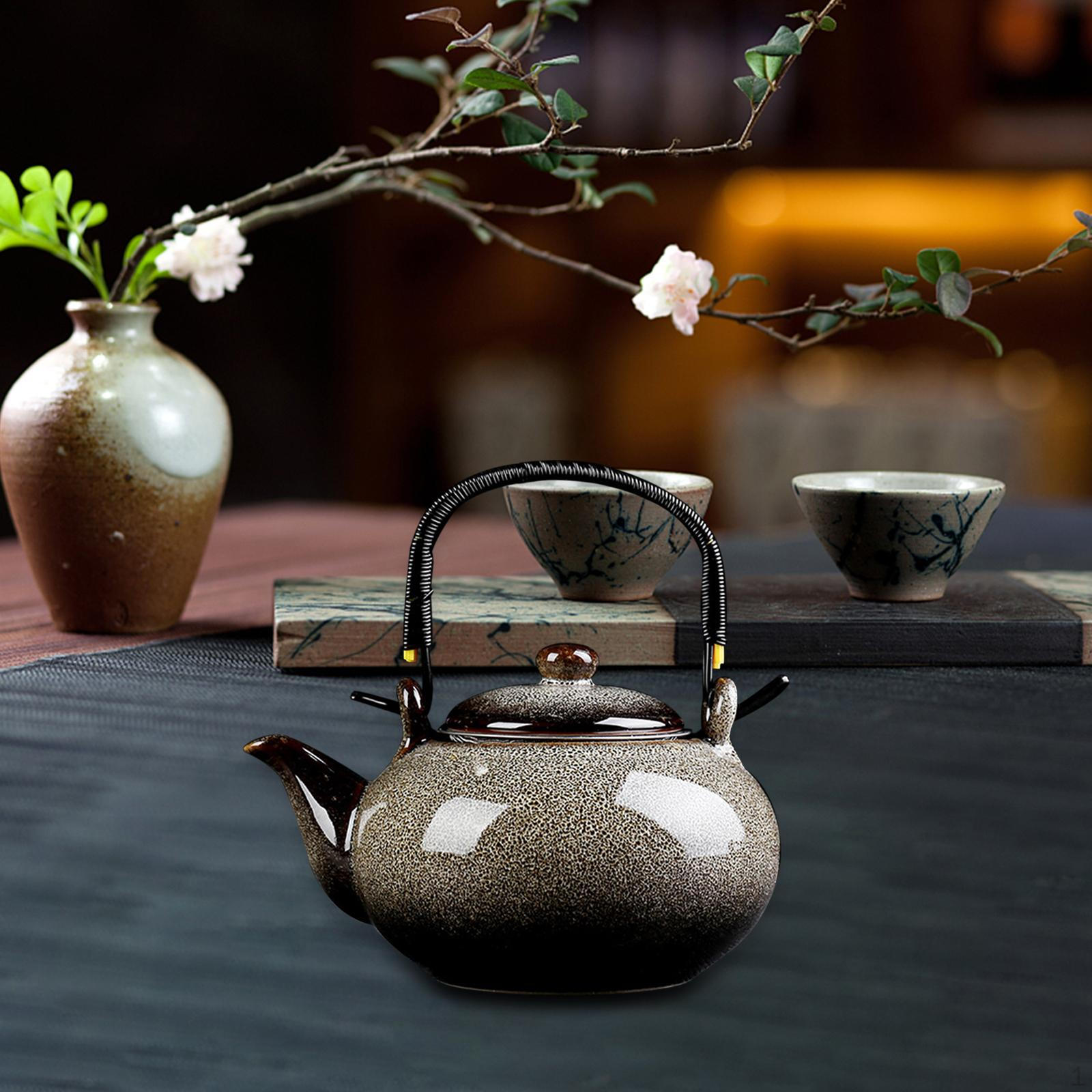 Керамический чайник для кипячения воды, замена печи, китайские чайники для кухни на открытом воздухе, дома grey