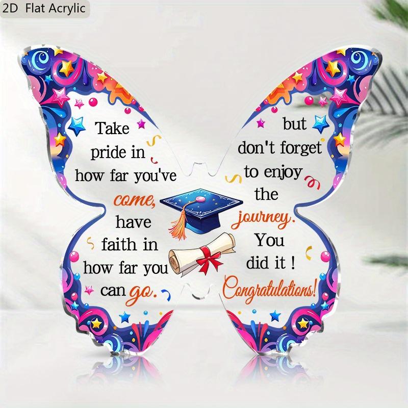 2D Flat Acrylic Butterfly Decoration, Indoor and Outdoor Decoration - No Battery/electricity Required, Free Day Decoration, Shop Decoration, Durable 10*8cm
2D Flat Acrylic Butterfly Decoration, Indoor and Outdoor Decoration - No Battery/electricity Required, Free Day Decoration, Shop Decoration, Durable 10*8cm