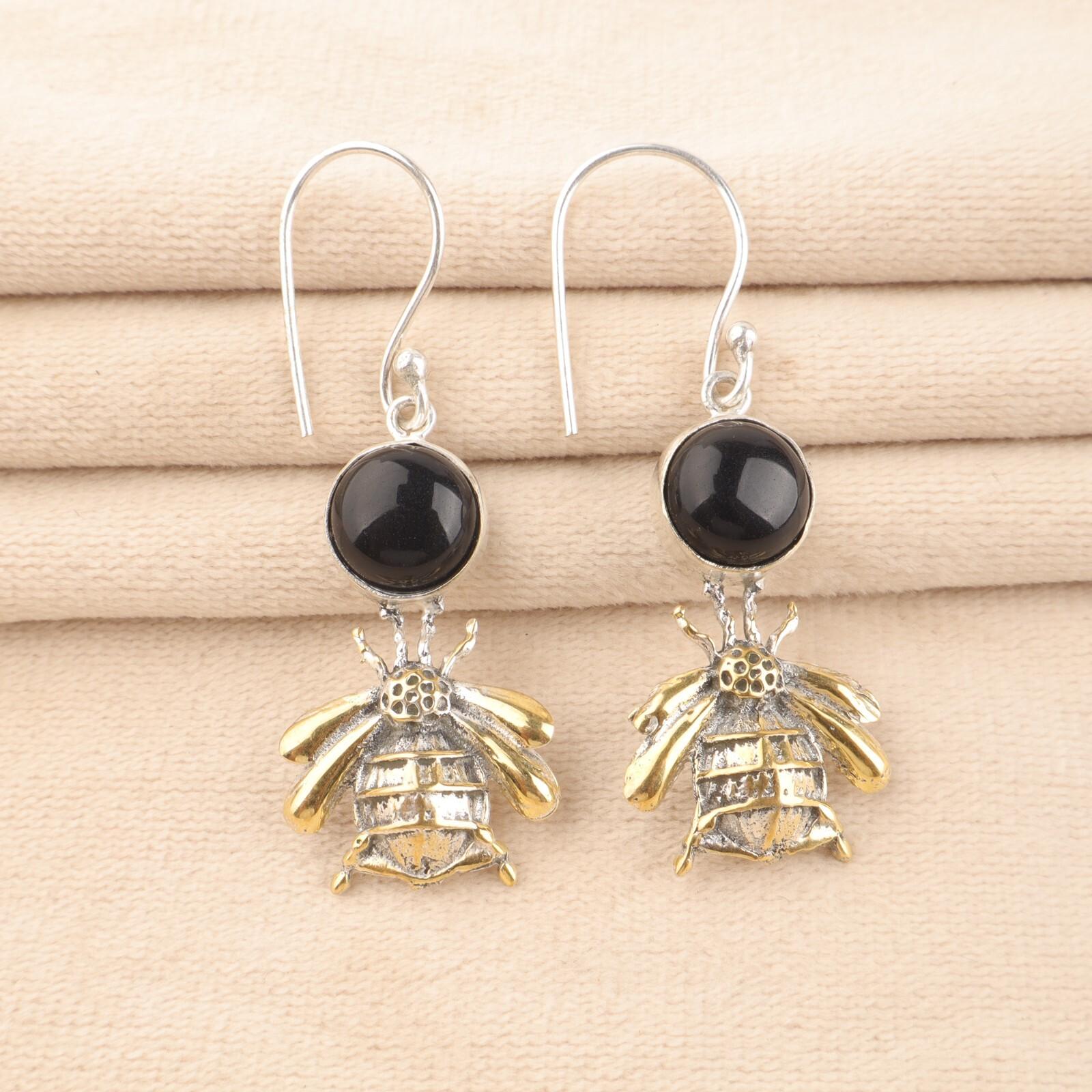Natural Black Tourmaline Gemstone 925 Sterling Silver Handmade Hook Earrings 2 EE-154-27
Natural Black Tourmaline Gemstone 925 Sterling Silver Handmade Hook Earrings 2 EE-154-27