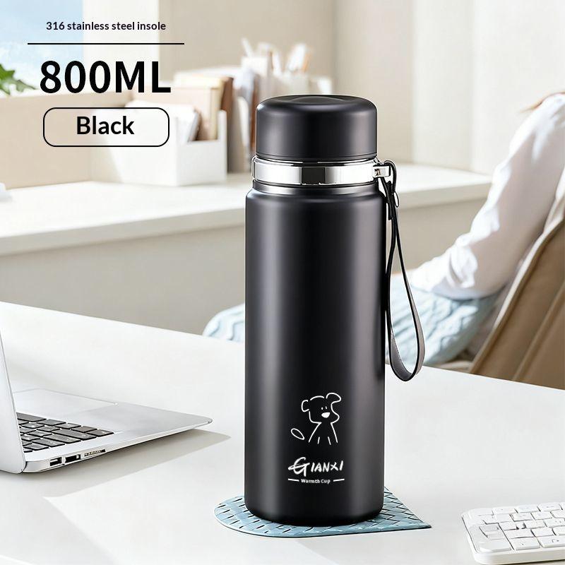 Gianxi Insulated Cup Large Capacity Winter Tea Cup 316 Stainless Steel Cup High-End Business Water Cup Insulated Bottle 800-1000ml
Gianxi Insulated Cup Large Capacity Winter Tea Cup 316 Stainless Steel Cup High-End Business Water Cup Insulated Bottle 800-1000ml
