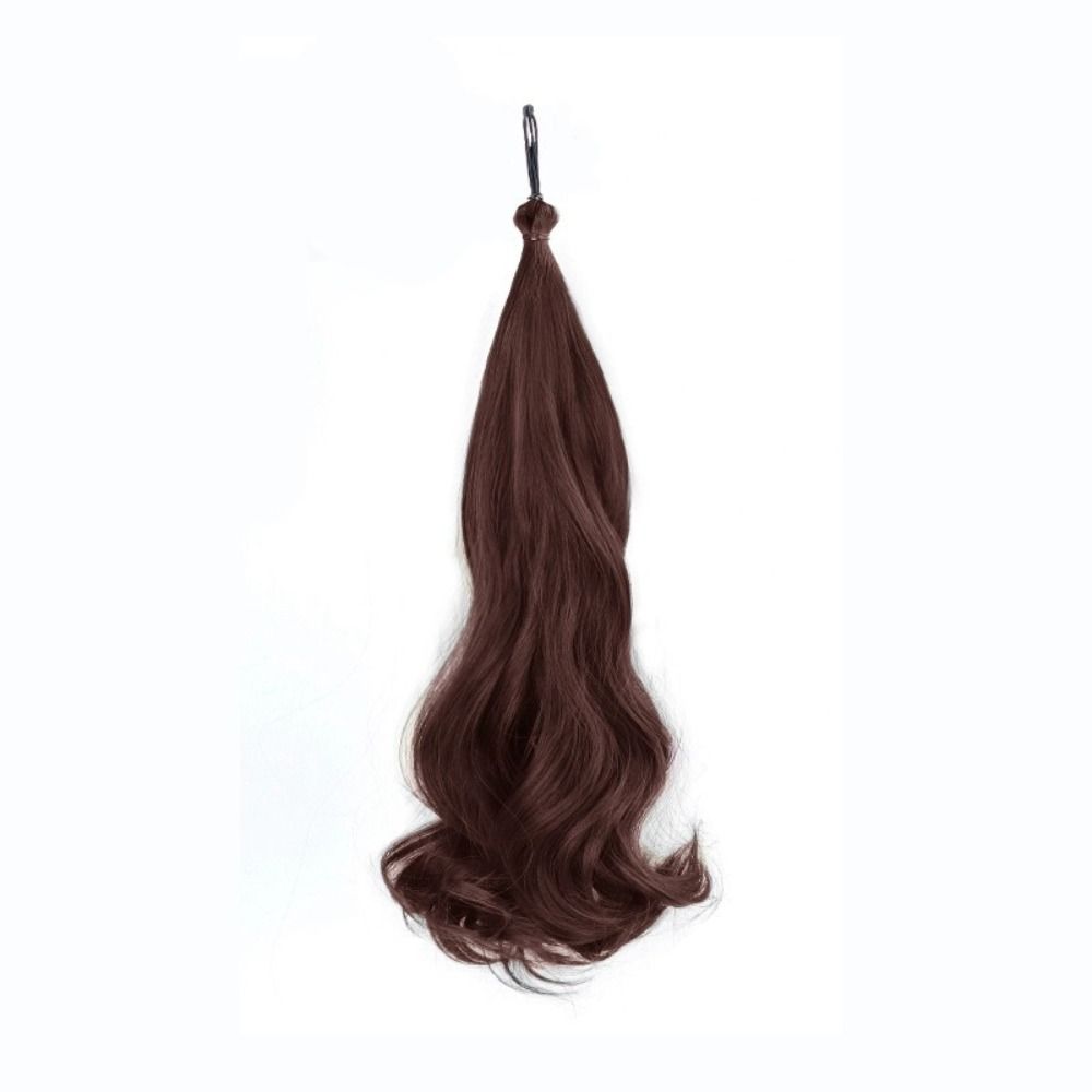 Hair Rope Long Wavy Ponytail Synthetic Self-winding Hair Bundle Vigorous Girl темно-коричневого кольору
Hair Rope Long Wavy Ponytail Synthetic Self-winding Hair Bundle Vigorous Girl темно-коричневого кольору