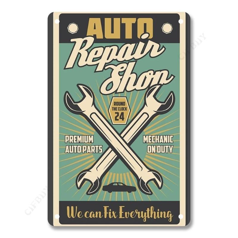 Repair Slogan Tin Metal Sign, Workshop Wall Decor 20x30cm
Repair Slogan Tin Metal Sign, Workshop Wall Decor 20x30cm