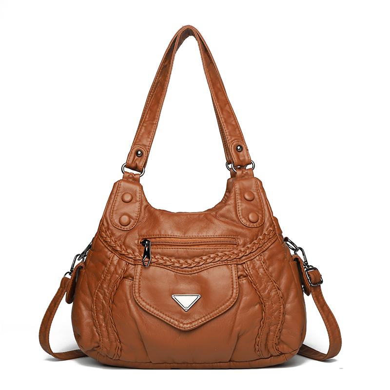 PU Leather Vintage Soild Color Women Fashion Shoulder Sling Bag 2026 Spring High-Capacity Simple Adjustable Strap Hobos Crossbody Bags
PU Leather Vintage Soild Color Women Fashion Shoulder Sling Bag 2026 Spring High-Capacity Simple Adjustable Strap Hobos Crossbody Bags
