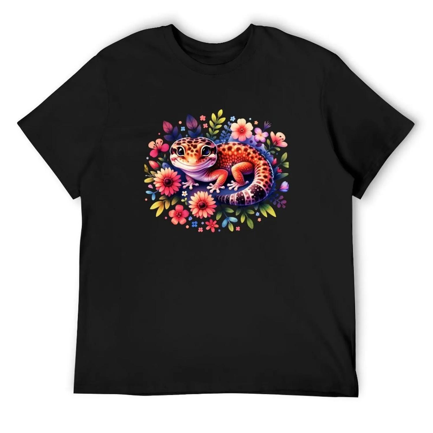 African Fat Tailed Gecko And Flowers T-Shirt plus sizes anime t shirts Personalized t-shirt T-shirts for men cotton XXXXXL чорний
African Fat Tailed Gecko And Flowers T-Shirt plus sizes anime t shirts Personalized t-shirt T-shirts for men cotton XXXXXL чорний
