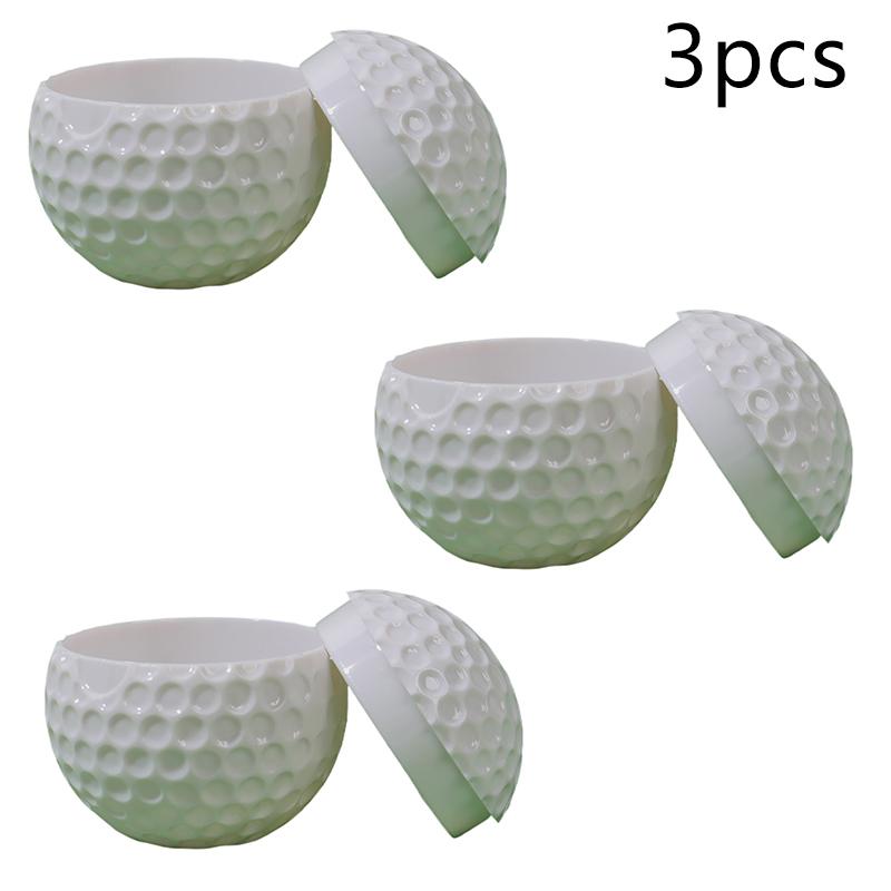 1/3 шт., стопка в форме мяча для гольфа с крышкой, классная стопка в форме мяча для гольфа, пластик, идеальный подарок для любителей гольфа - новинка
