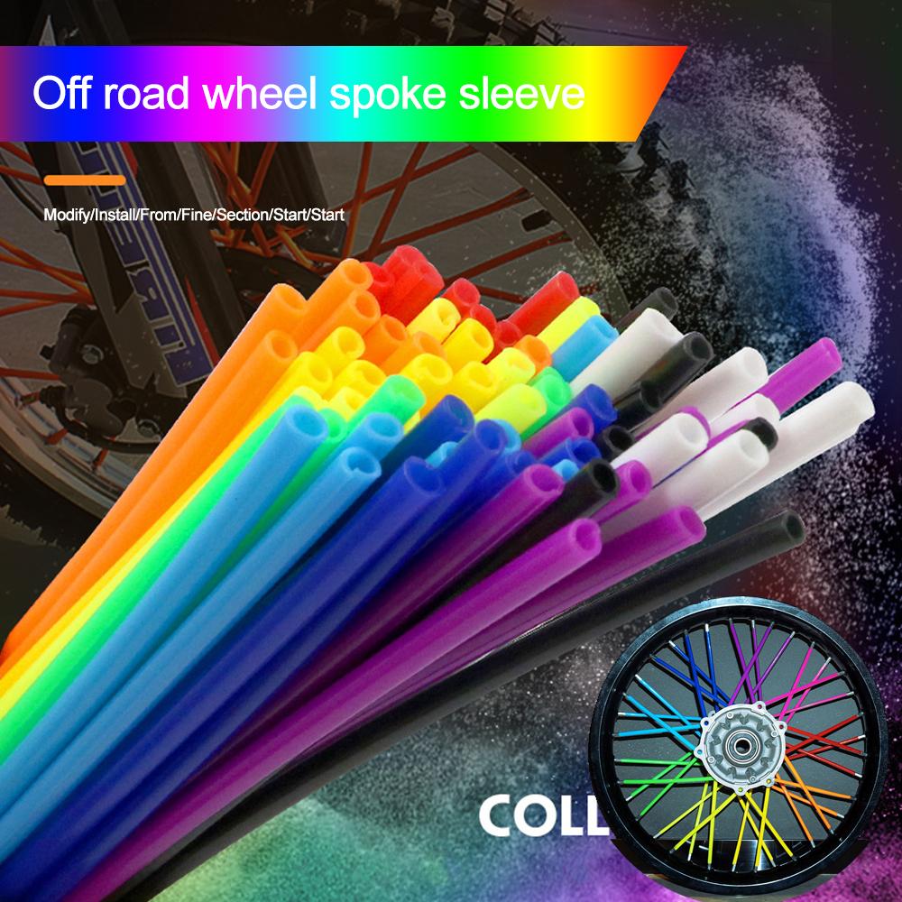 1 Set 36pcs Motorcycle Styling Strips Motocross Bike Wheel Hub Steel Wire Tube Sleeve Spoke Decoration 17/24cm Rim Tape
1 Set 36pcs Motorcycle Styling Strips Motocross Bike Wheel Hub Steel Wire Tube Sleeve Spoke Decoration 17/24cm Rim Tape