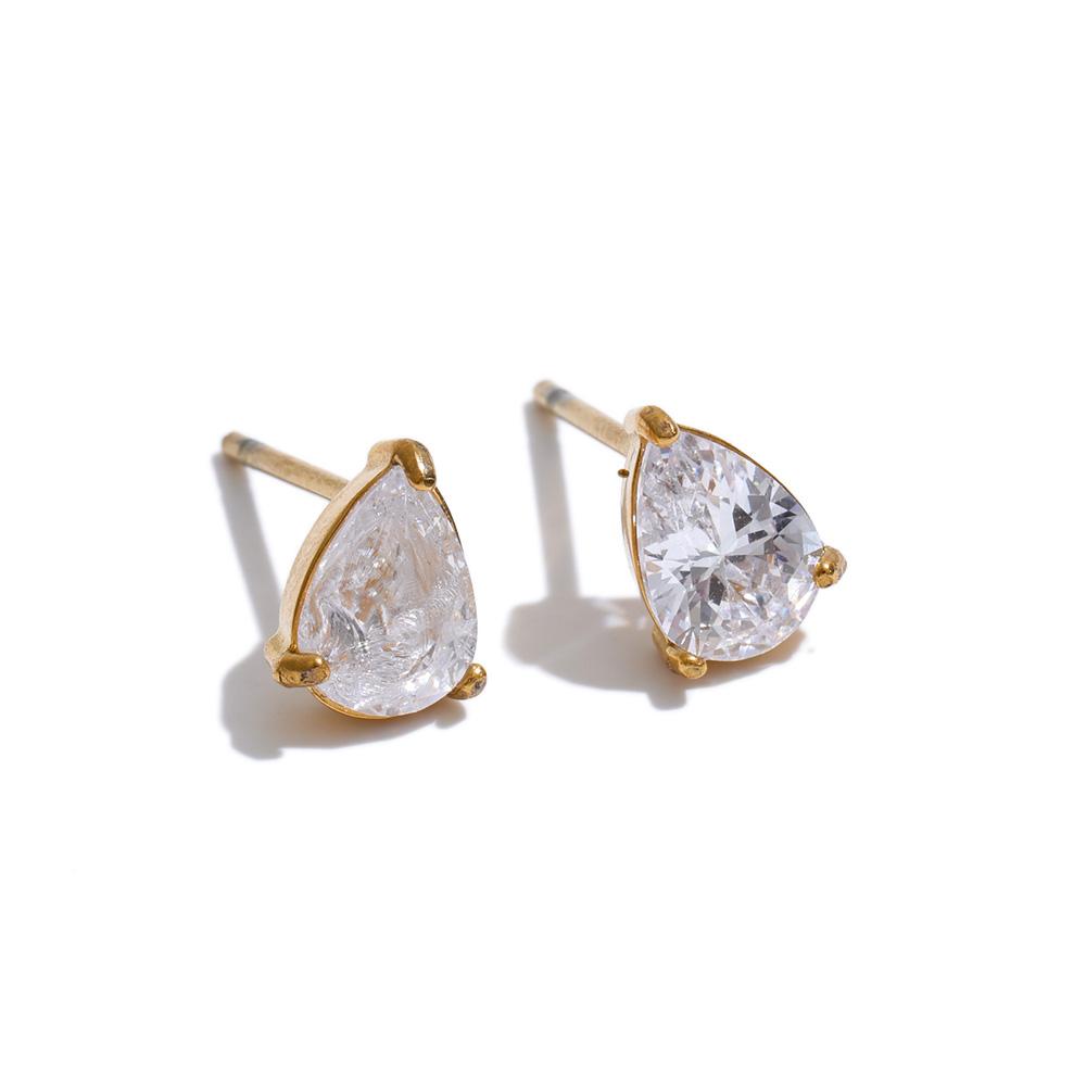 Yhpup Shiny Cubic Zirconia Geometry Small Stud Earrings High Quality Stainless Steel Dainty Fashion Aesthetic Jewelry PVD Plated
Yhpup Shiny Cubic Zirconia Geometry Small Stud Earrings High Quality Stainless Steel Dainty Fashion Aesthetic Jewelry PVD Plated