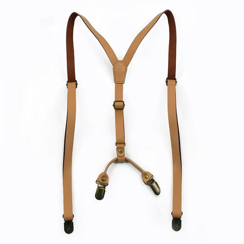 Deepeel 1.5cm Men s Leather Suspender Y Type 4 Clips Suspenders Adjustable Harness Heavy Duty Trouser Braces Suit Accessories хаки
Deepeel 1.5cm Men s Leather Suspender Y Type 4 Clips Suspenders Adjustable Harness Heavy Duty Trouser Braces Suit Accessories хаки