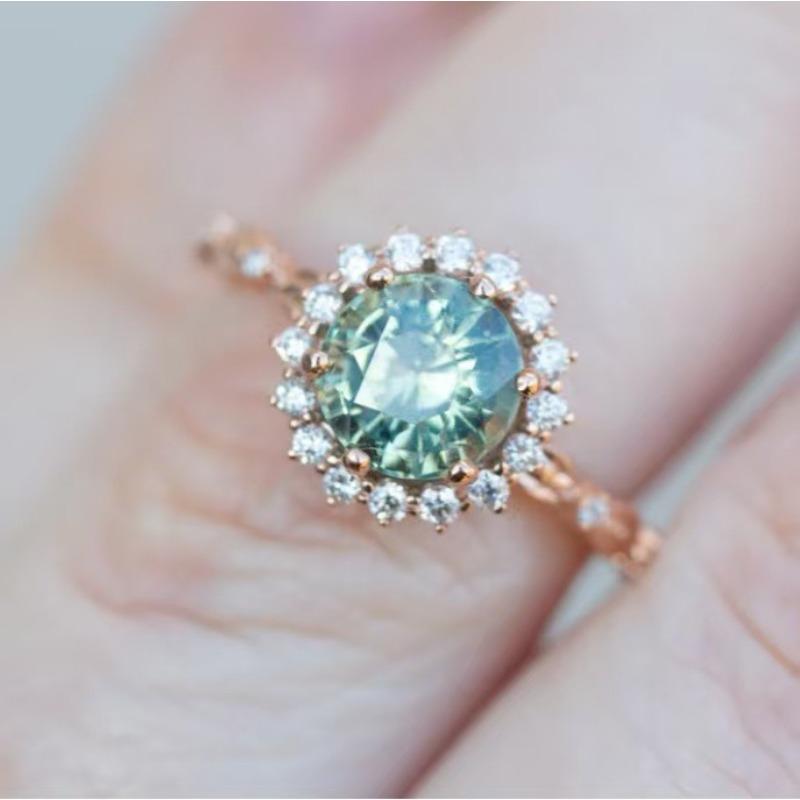 Кольцо с цветным бриллиантом, кольцо с драгоценным камнем из розового золота, женские украшения No. 11
Кольцо с цветным бриллиантом, кольцо с драгоценным камнем из розового золота, женские украшения No. 11