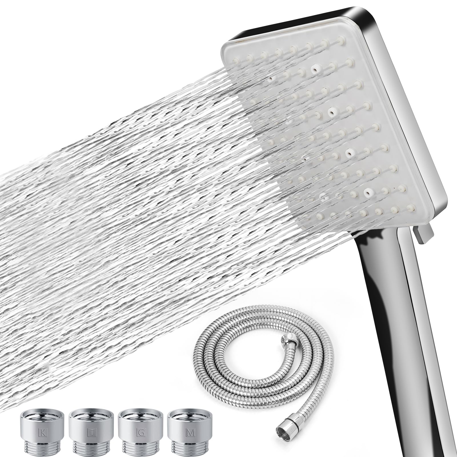 BQKOZFIN Shower Head Levels Micro Bubble Ultra Fine Bubble Mist Shower Water Saving Pressure Increase Cleaning Ultra Fine Water Flow Adapter Included
BQKOZFIN Shower Head Levels Micro Bubble Ultra Fine Bubble Mist Shower Water Saving Pressure Increase Cleaning Ultra Fine Water Flow Adapter Included