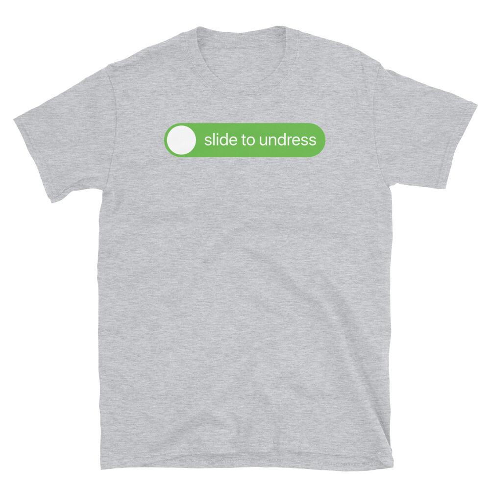 Silde to Undress Smartphone Adult Humor Novelty Gift Short-Sleeve Unisex T-Shirt L
Silde to Undress Smartphone Adult Humor Novelty Gift Short-Sleeve Unisex T-Shirt L