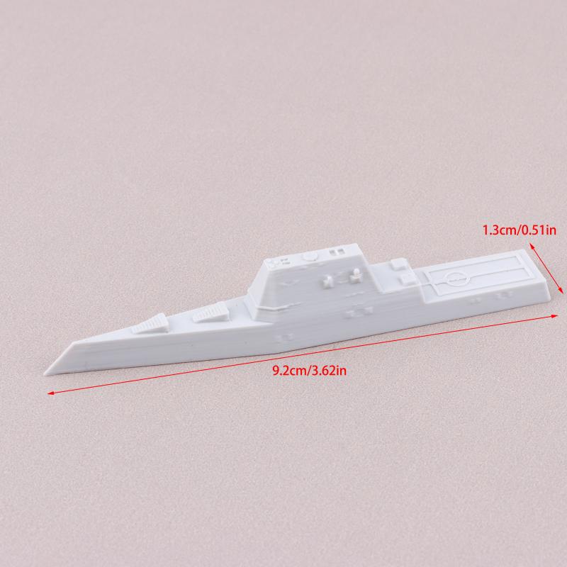 1Pcs Miniature Zumwalt-Class Destroyer Model 1/2000 Scale Warship Waterline/Full-Hull Type 3D Printed For Diorama Scene
1Pcs Miniature Zumwalt-Class Destroyer Model 1/2000 Scale Warship Waterline/Full-Hull Type 3D Printed For Diorama Scene