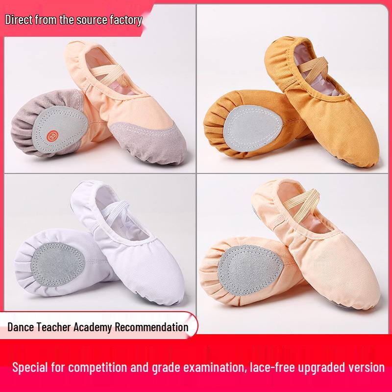 Girls Soft Sole Canvas Ballet Dance Shoes - No Tie, Flesh Color, Ideal for Practice and Exams. 41
Girls Soft Sole Canvas Ballet Dance Shoes - No Tie, Flesh Color, Ideal for Practice and Exams. 41