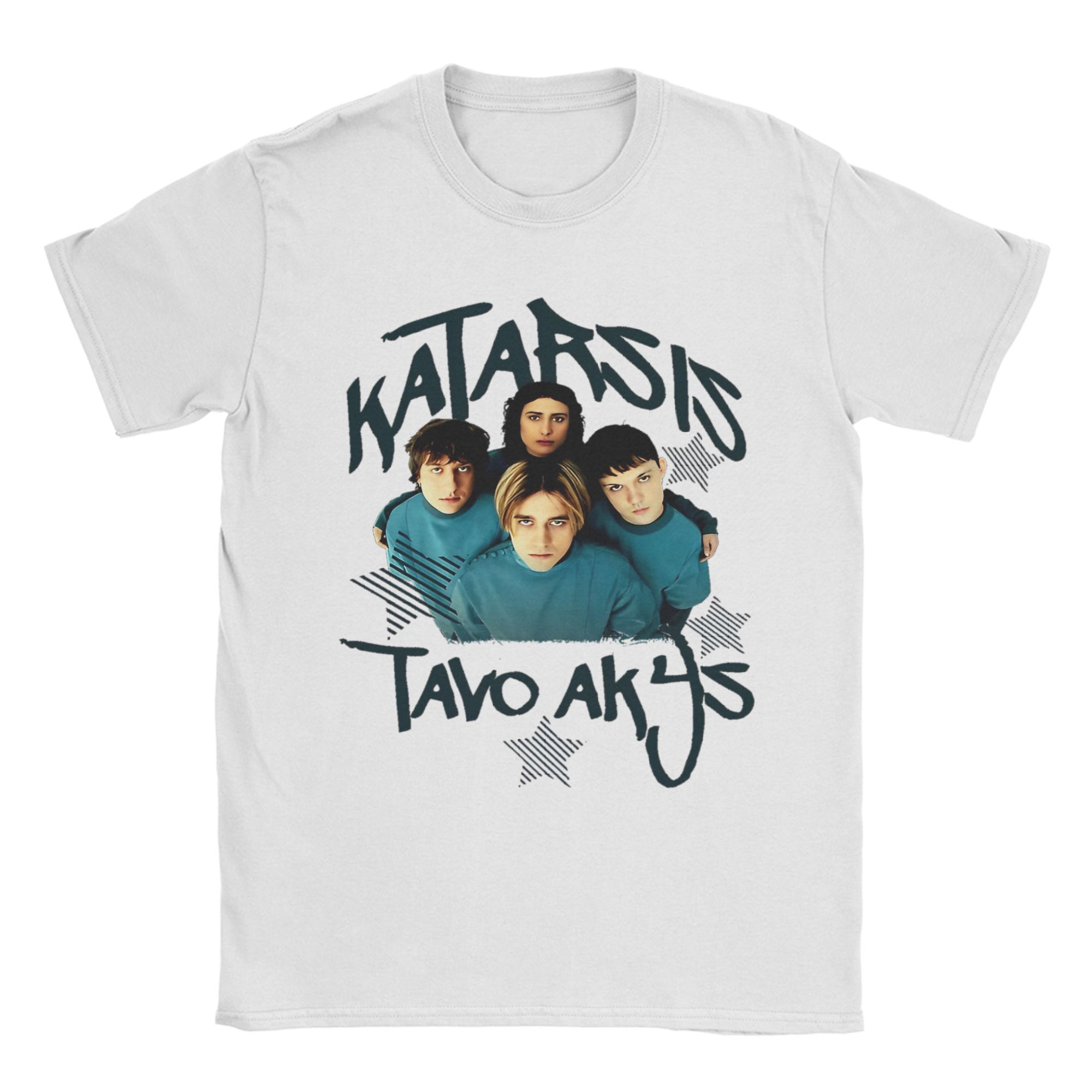 Футболка с графическим принтом Katarsis для мужчин и женщин, из чистого хлопка S
Футболка с графическим принтом Katarsis для мужчин и женщин, из чистого хлопка S